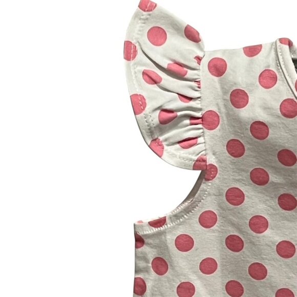 DISNEY Minnie Mouse Pink Polka Dot Dress Size 24M NWT - Picture 12 of 14